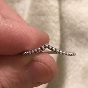 Studded pandora ring